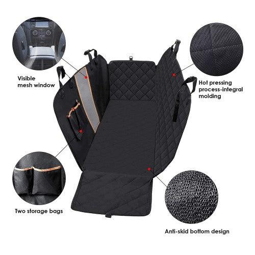 Dog Car Seat Cover, Waterproof Anti-Scratch with Mesh Window, Nonslip Back Seat Pet Protection for Cars/ Trucks/ SUV - 54 x 58" - Toytexx Dog Car Seat Cover, Waterproof Anti-Scratch with Mesh Window, Nonslip Back Seat Pet Protection for Cars/ Trucks/ SUV - 54 x 58" - Toytexx